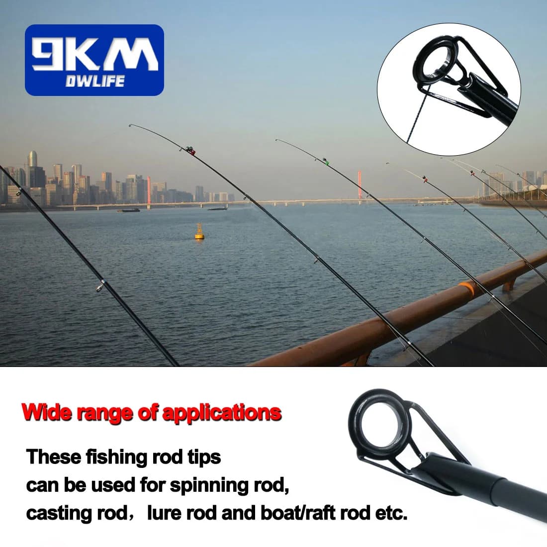 Stainless Steel Rod Tip Guide Repair Kit