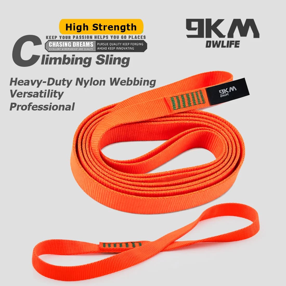 16mm Nylon Climbing Sling, 22kN Strength