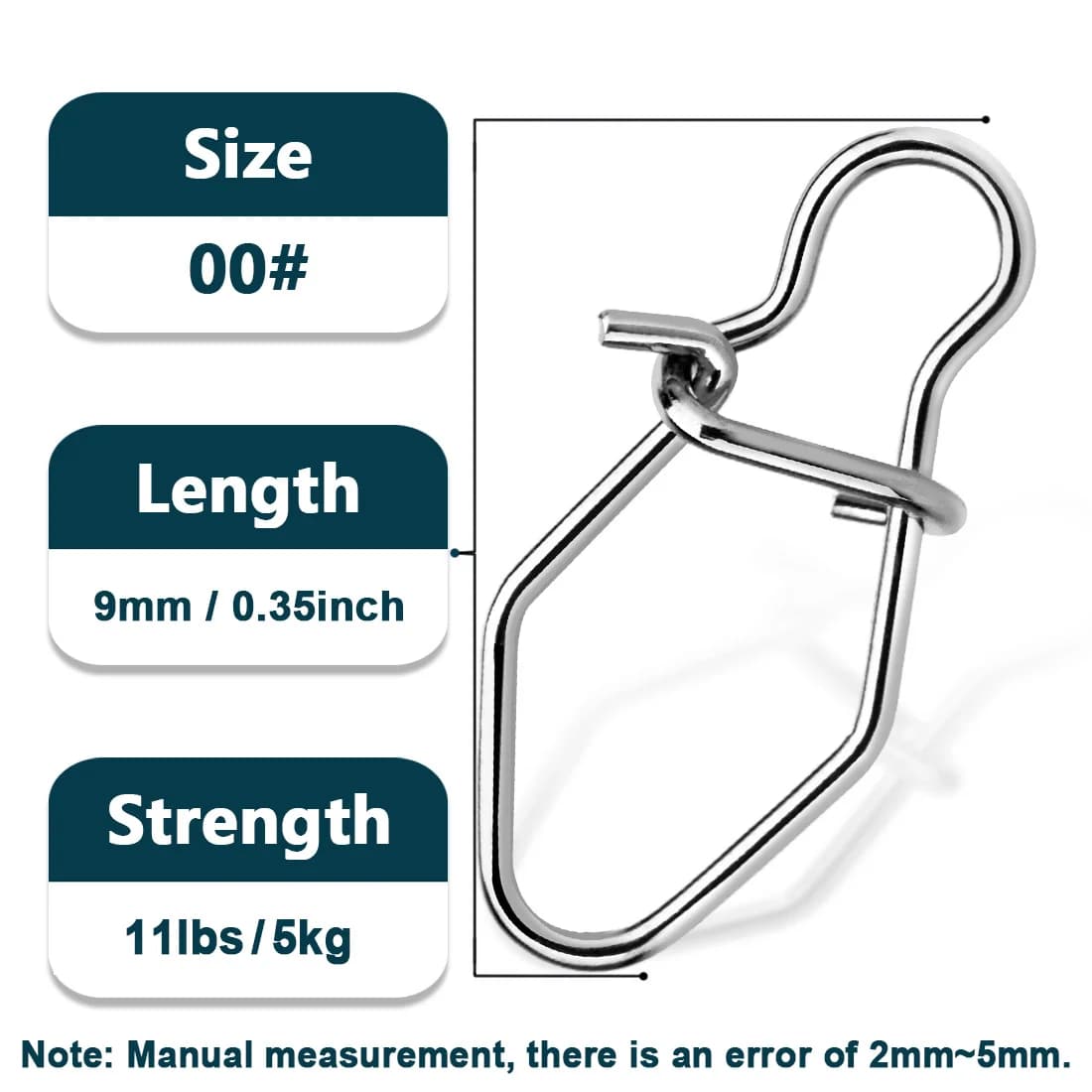 Stainless Steel Cross Lock Snap Clips