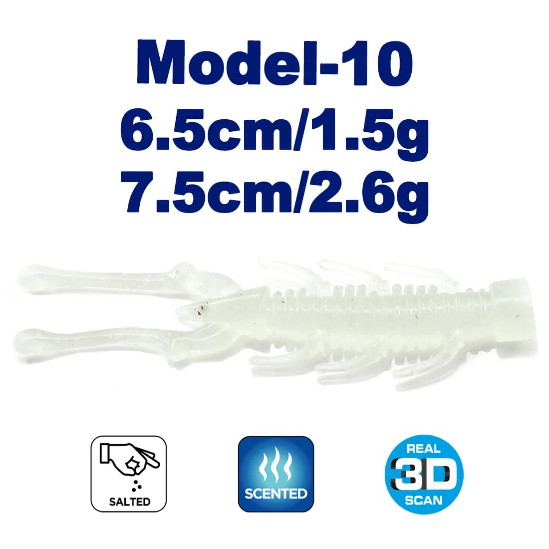 Soft Plastic Dragonfly Larva Fishing Lures