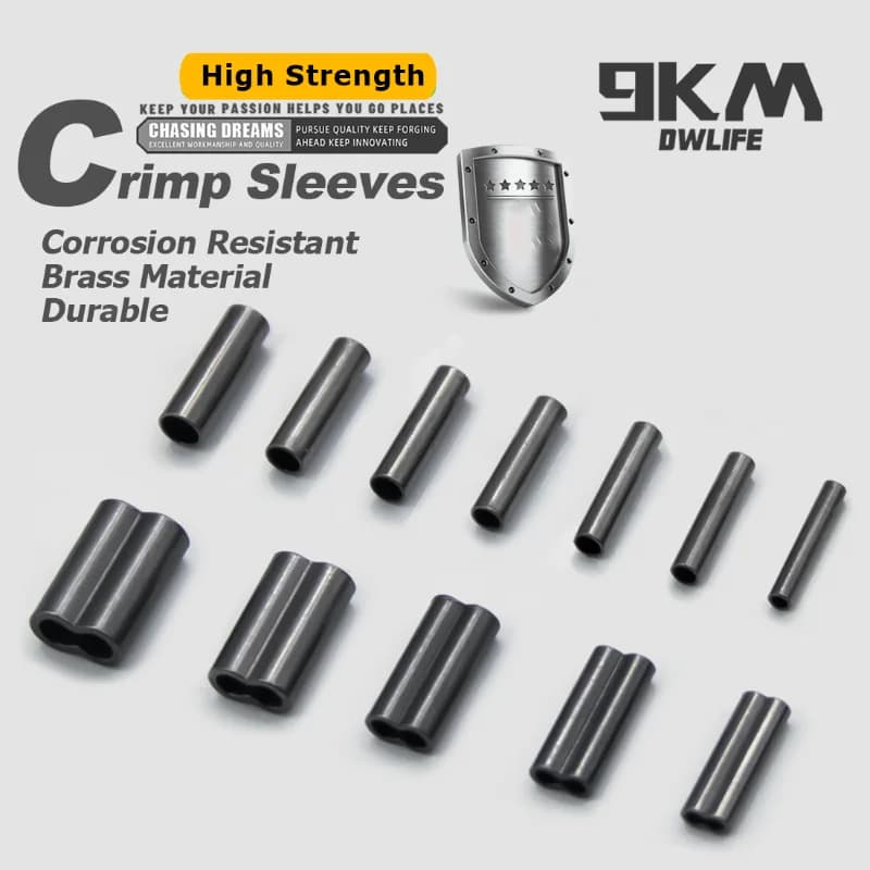 Brass Crimping Sleeves for Fishing Wire