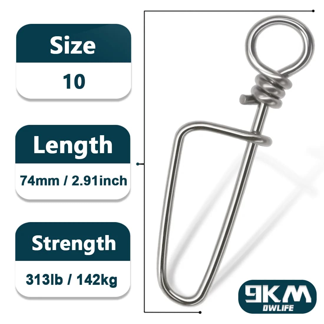Stainless Steel Coastlock Snaps for Fishing Lures