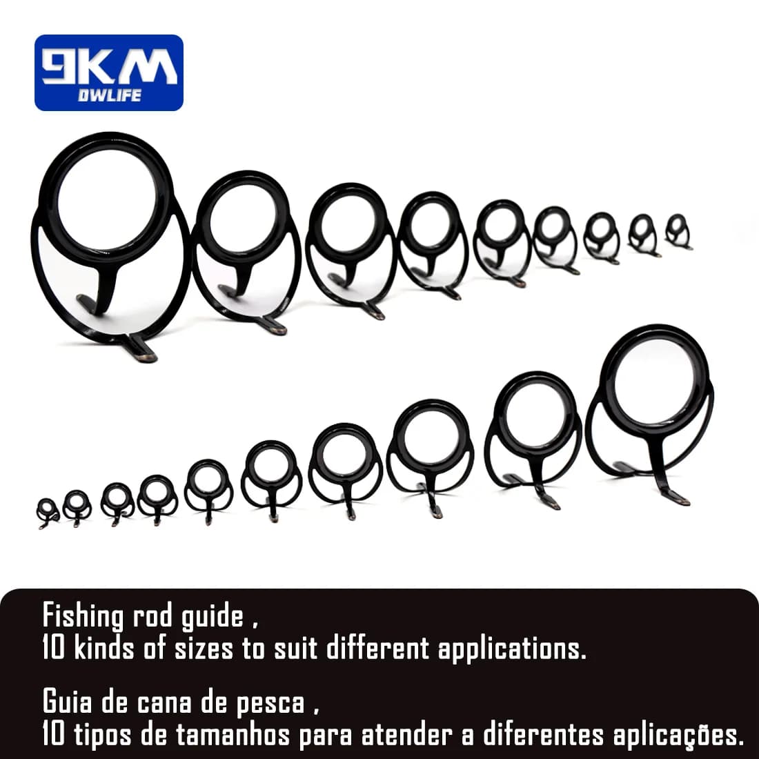 Stainless Steel Fishing Rod Guide Repair Kit, 4-38mm
