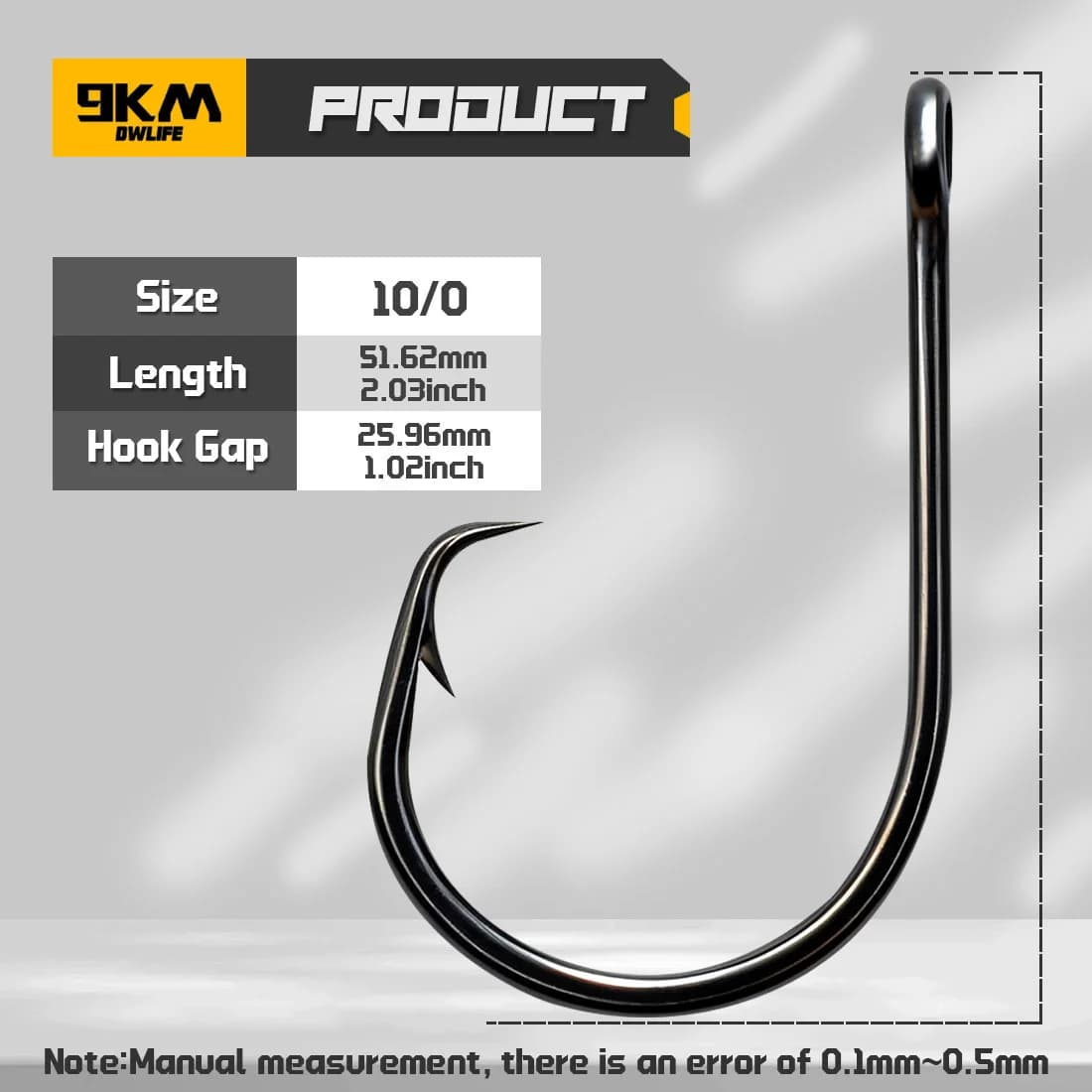 Inline Circle Hooks 3X Strong Barbed Saltwater