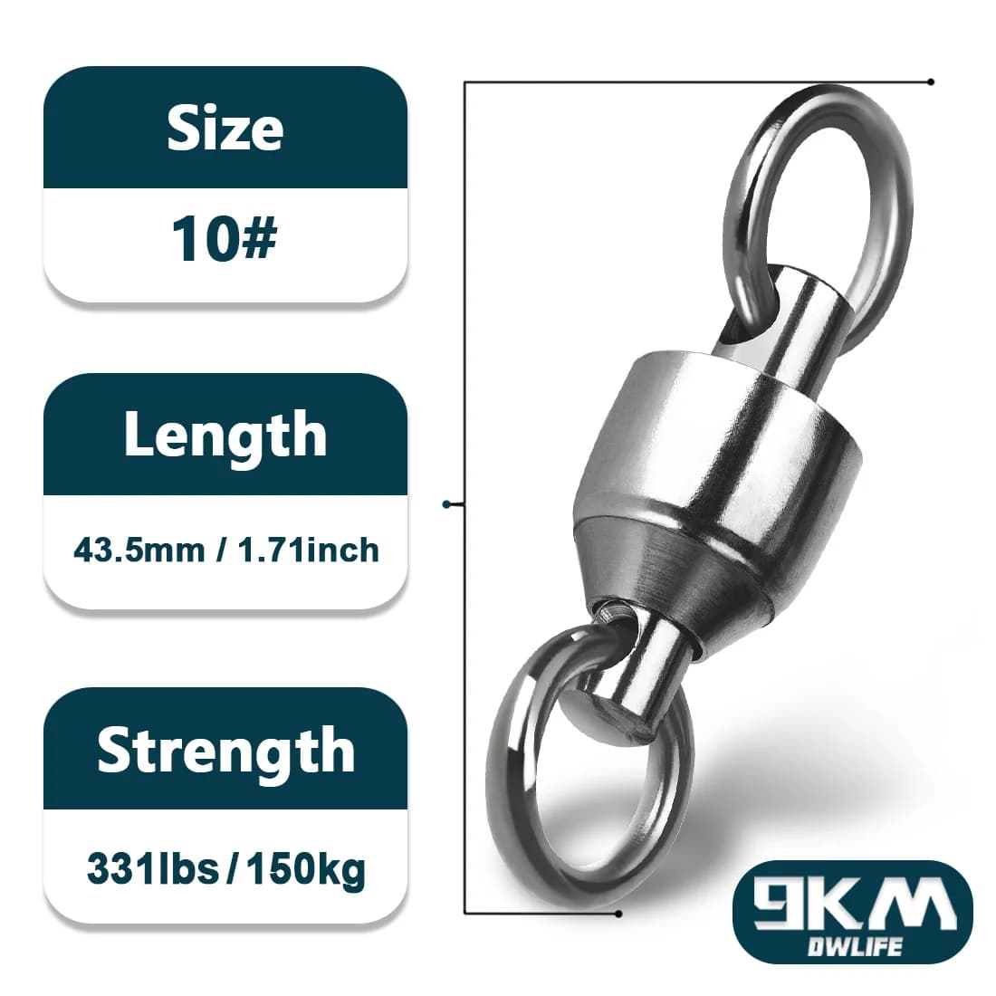 Ball Bearing Swivels with Solid Welding Rings
