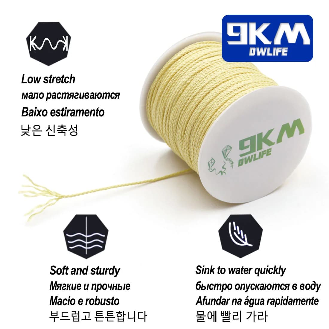 High Strength Braided Kevlar Fishing Assist Line