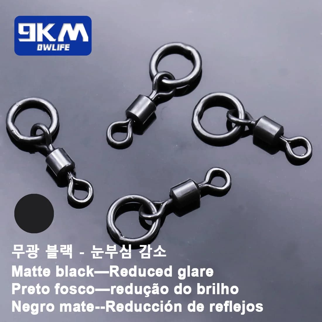 Quick Change Rolling Swivels with Micro Hook Ring
