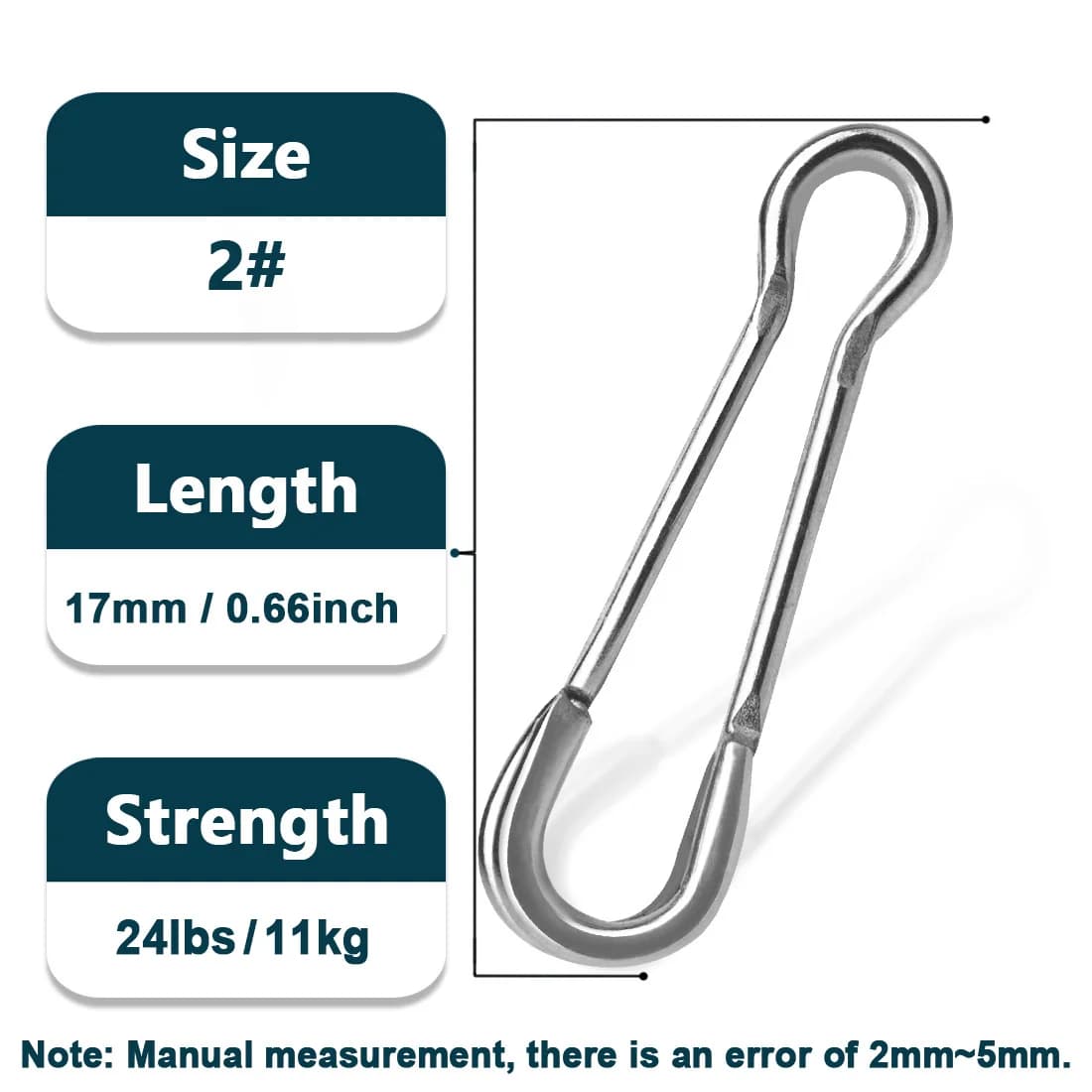 Stainless Steel Fishing Snaps and Lure Connectors