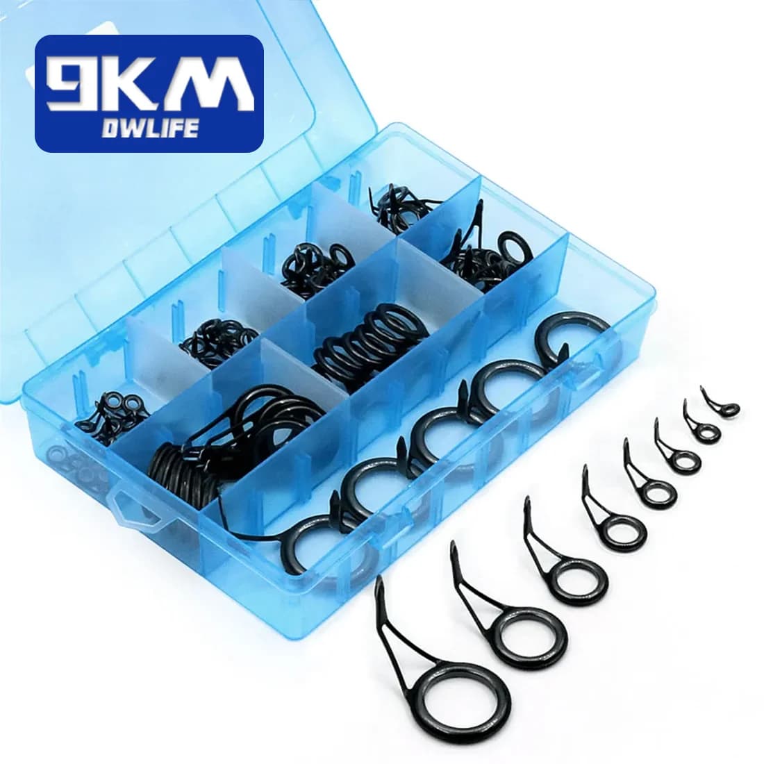 Telescopic Fishing Rod Guide Repair Kit with Ceramic Rings