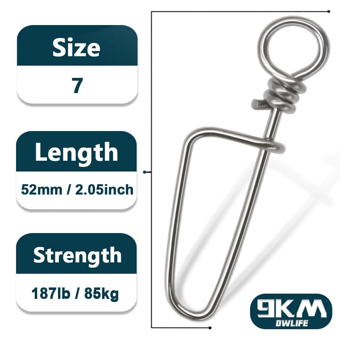 Stainless Steel Coastlock Snaps for Fishing Lures