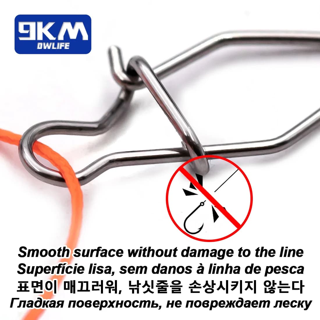Stainless Steel Cross Lock Snap Clips