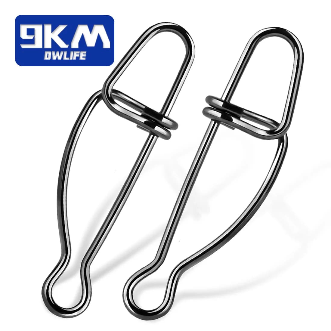 Cross Lock Fishing Snaps with Swivel, 50-200 Pcs