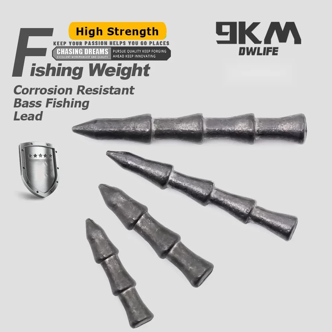 Nail Weights for Neko and Wacky Rig Bass Fishing