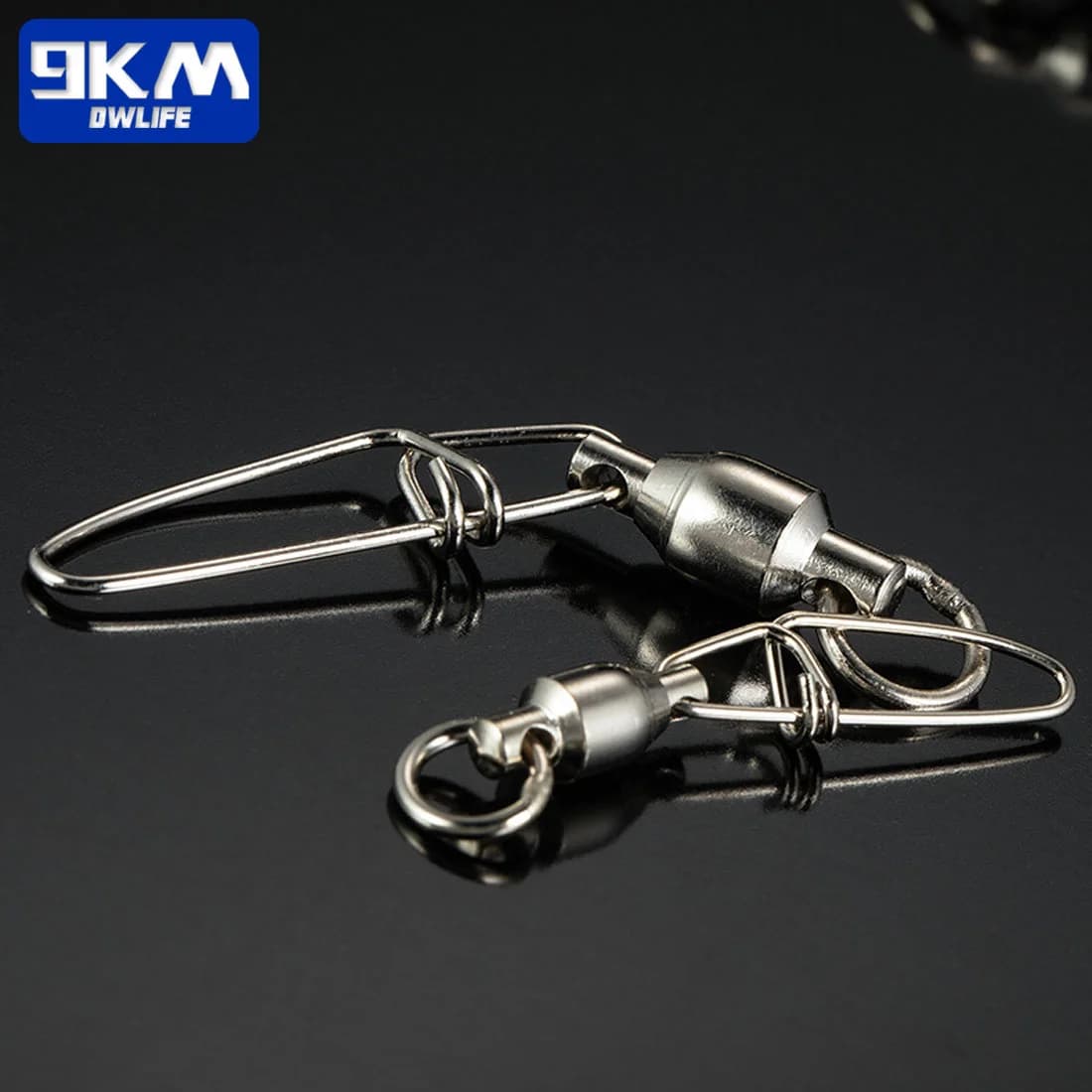 Ball Bearing Interlock Snap Swivels, 20-100 Pcs