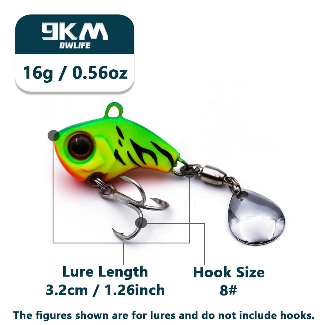 Sinking VIB Tail Spinner Crankbait Lures