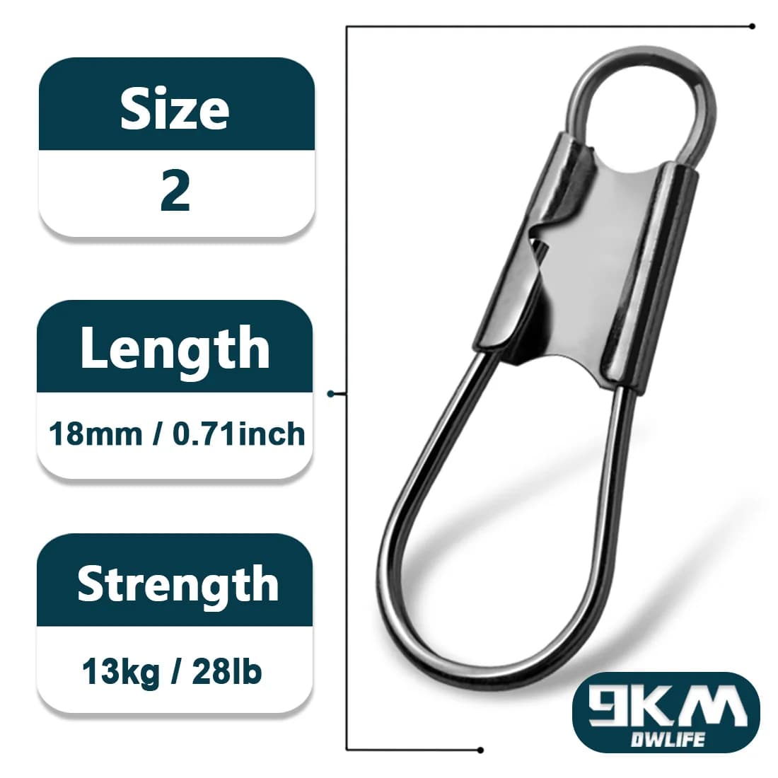 50-200Pcs Stainless Steel Interlock Snaps