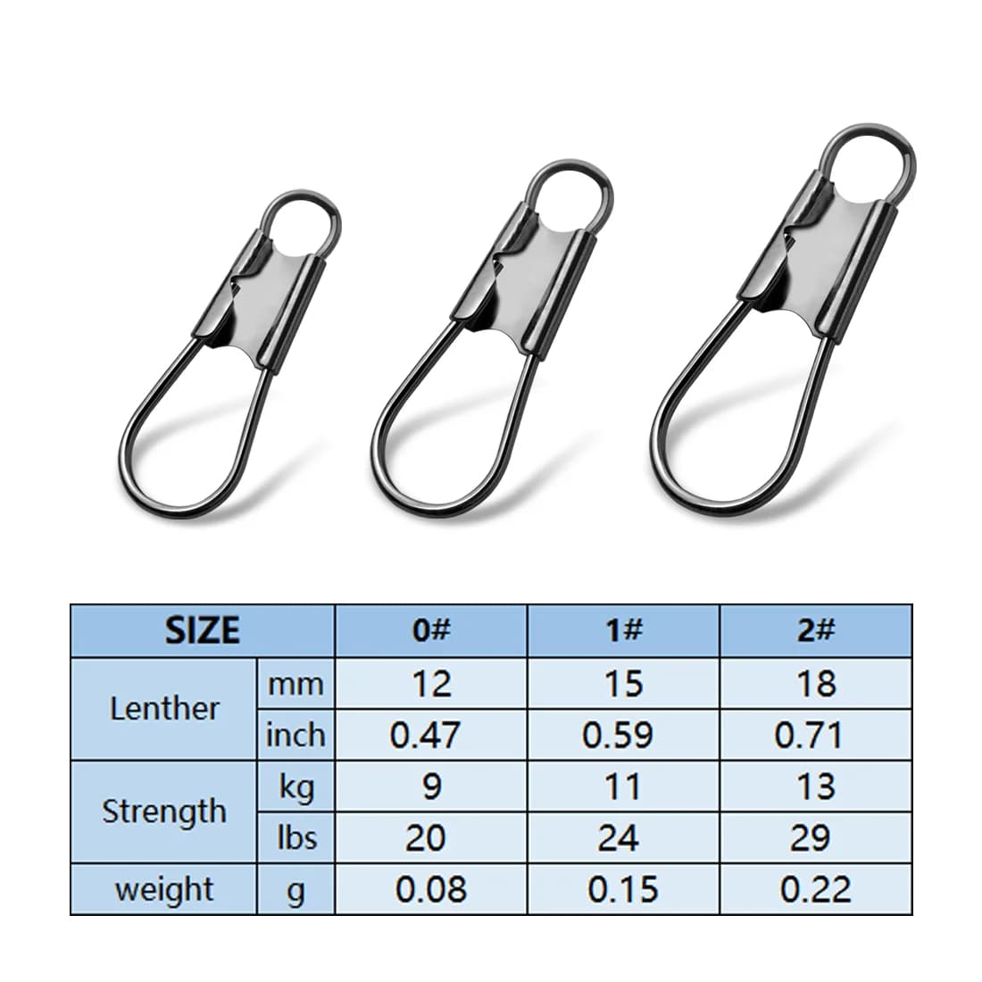50-200Pcs Stainless Steel Interlock Snaps