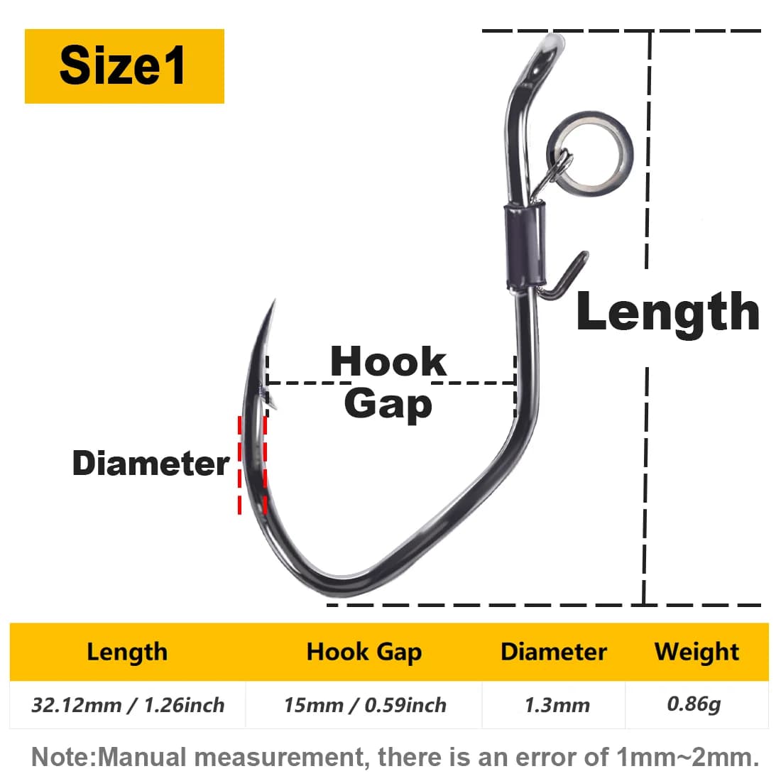 Live Shrimp and Catfish Holder Hooks, 10 Pcs