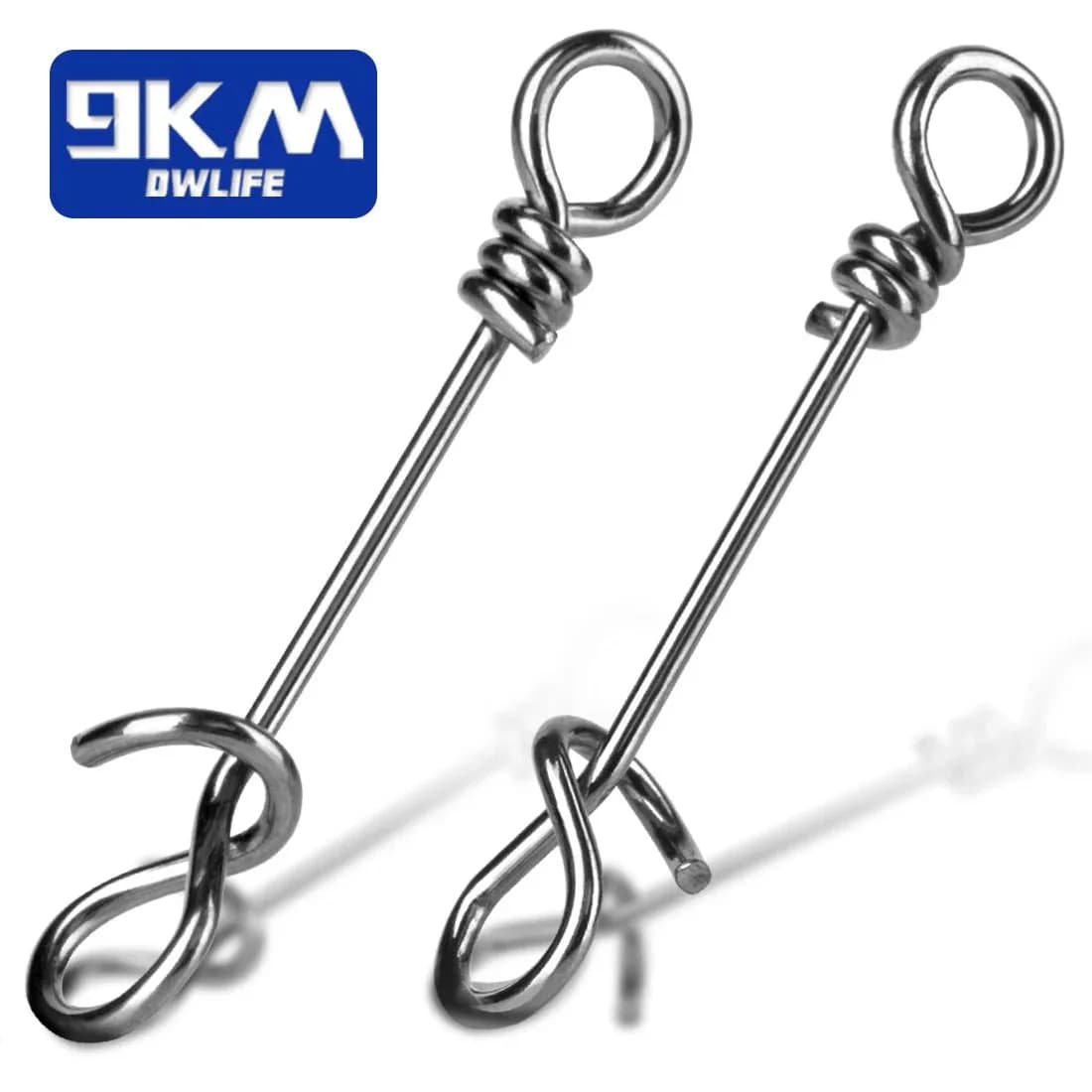 Stainless Steel Fishing Snap Connector, 50-200 Pcs