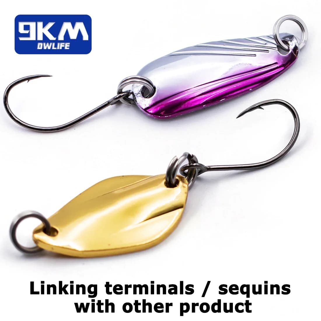 Single Hooks for Spoons and Blade Baits, 50-200 Pcs