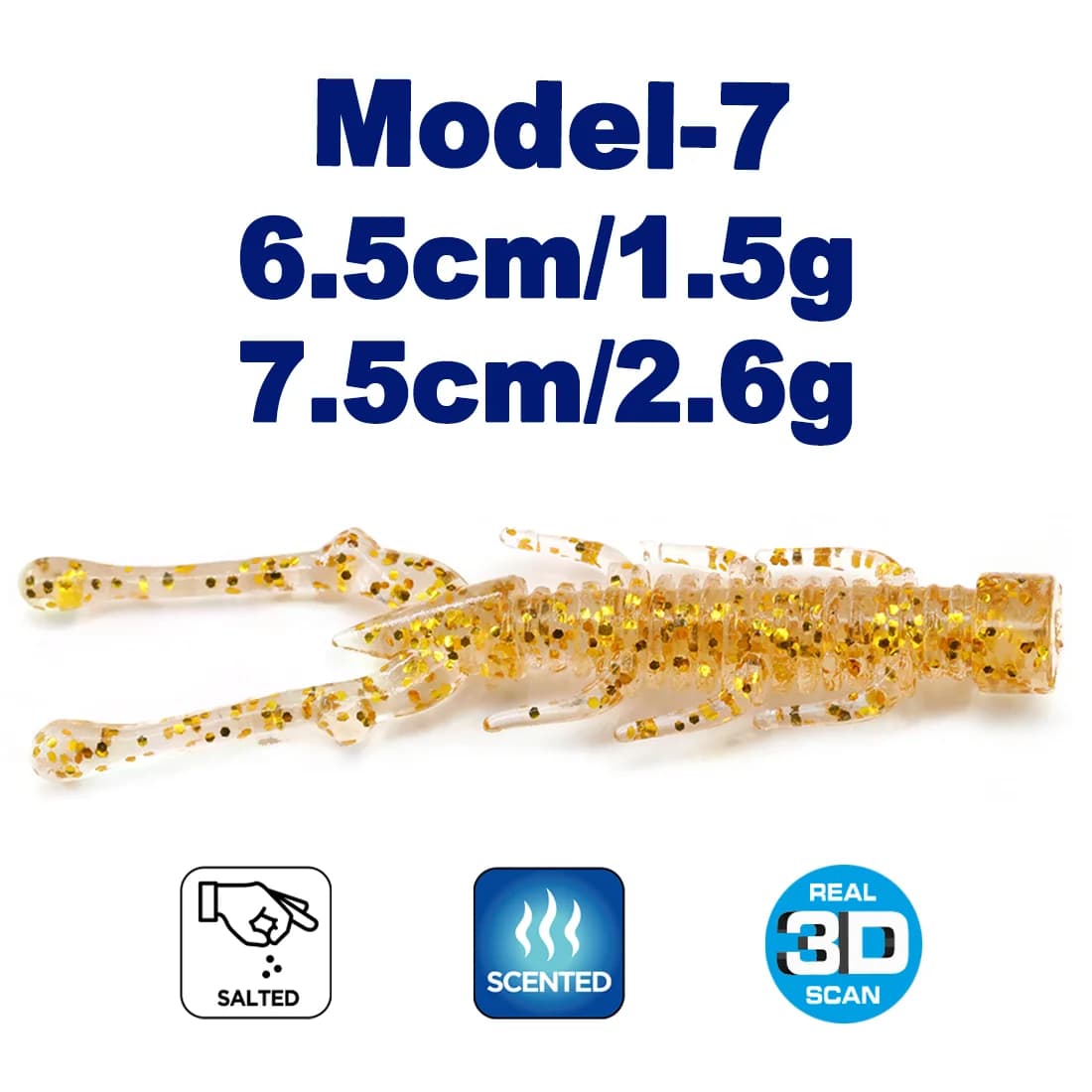 Soft Plastic Dragonfly Larva Fishing Lures