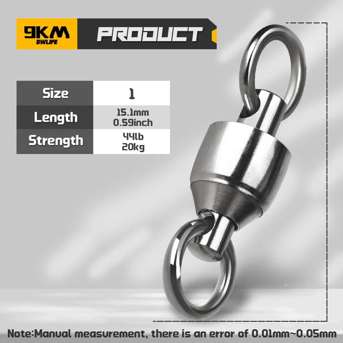 Ball Bearing Solid Ring Fishing Swivels