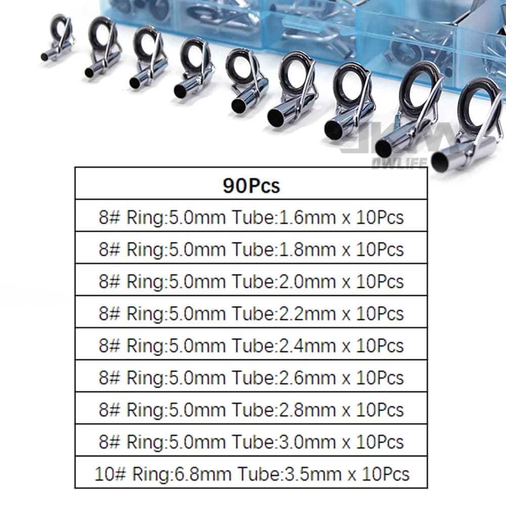 Stainless Steel Rod Guide Tip Repair Kit