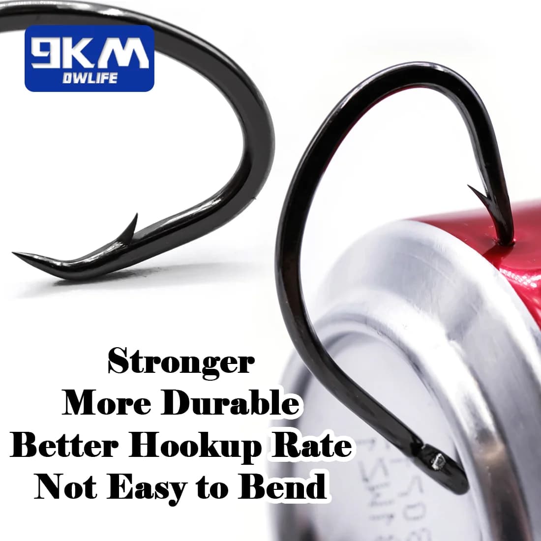 Extra Strong Wide Gap Offset Circle Hooks for Catfish