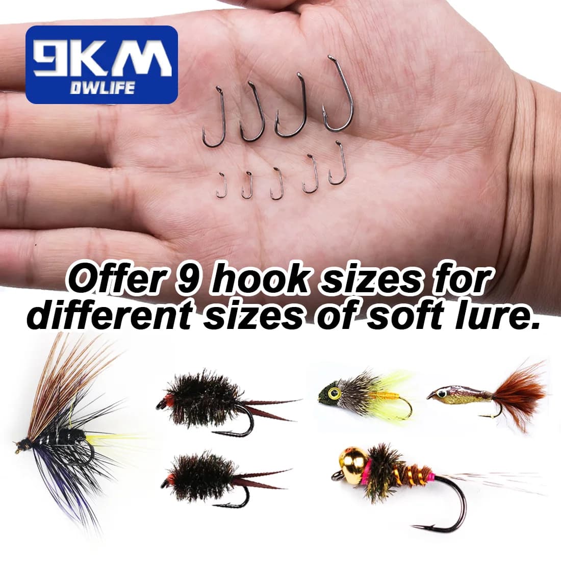 50pcs Micro Barbed Fly Tying Jig Hooks