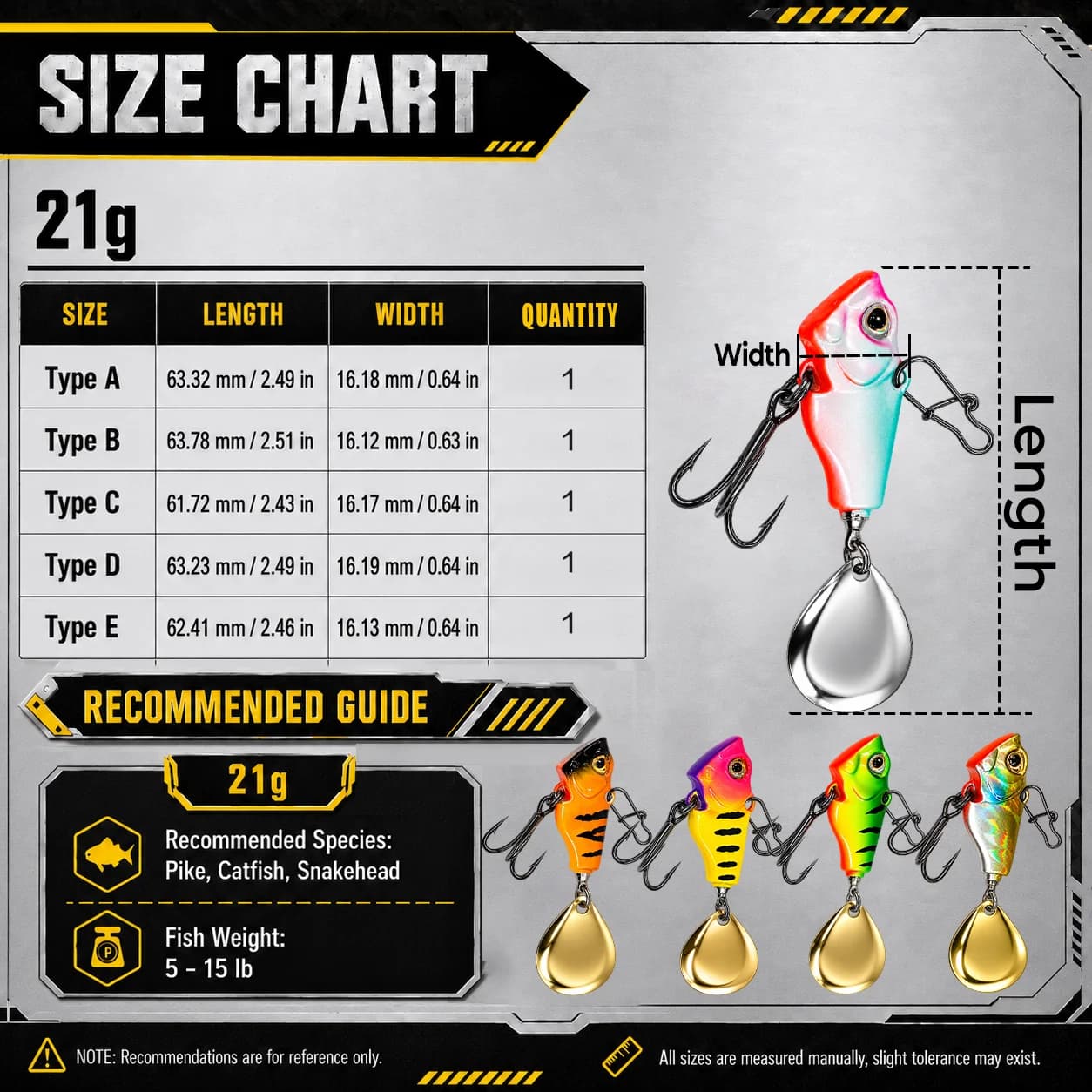 Metal Sinking VIB Tail Spinner Blade Bait