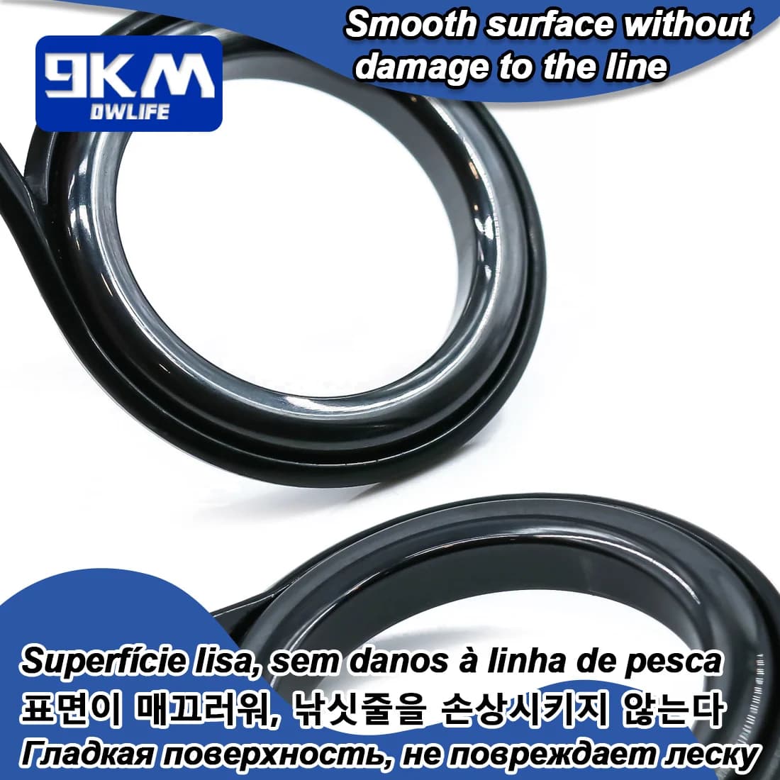 Fishing Rod Guide Repair Kit with Ceramic Rings, 7-50 Pieces