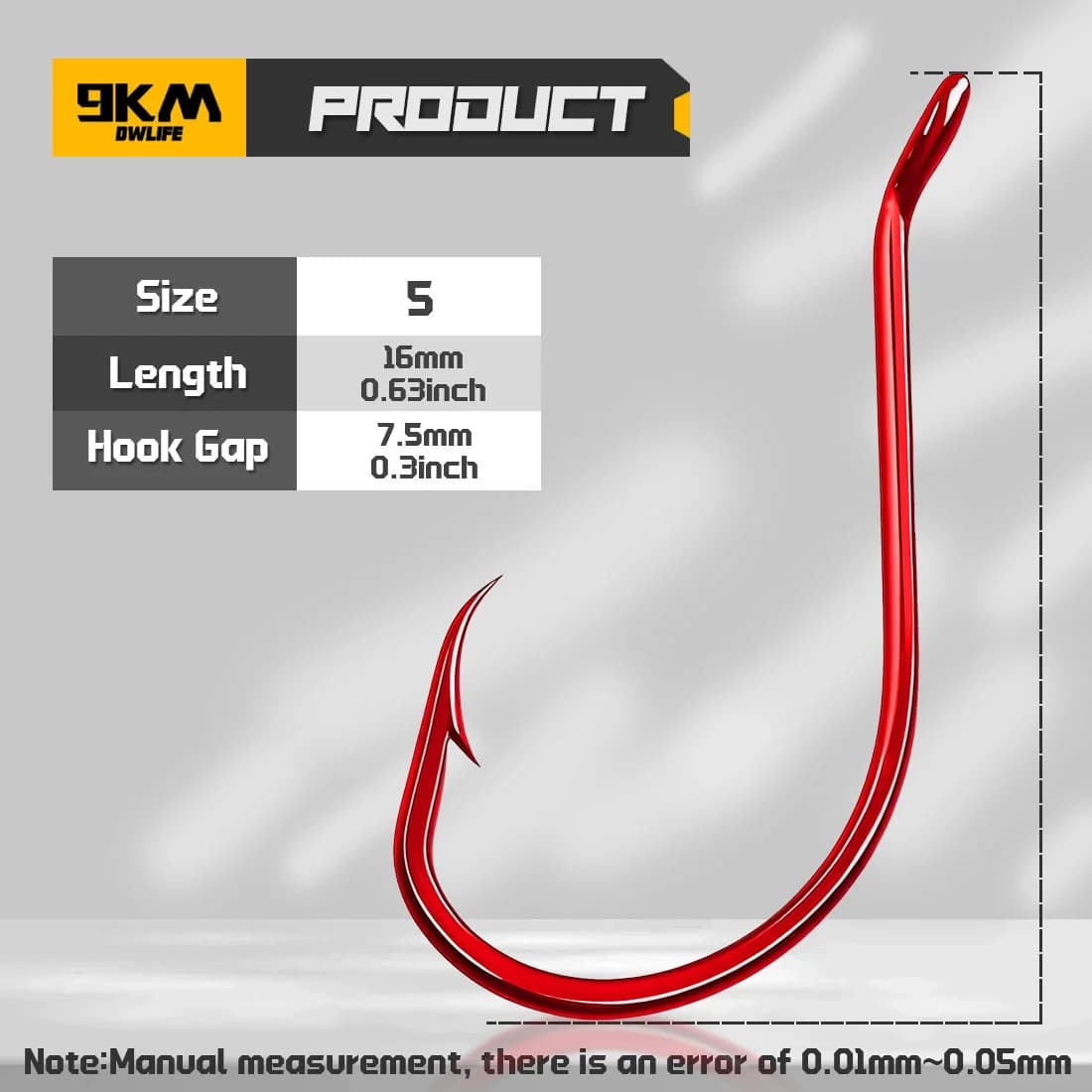 Red Octopus Extra Strong Live Bait Fishing Hooks