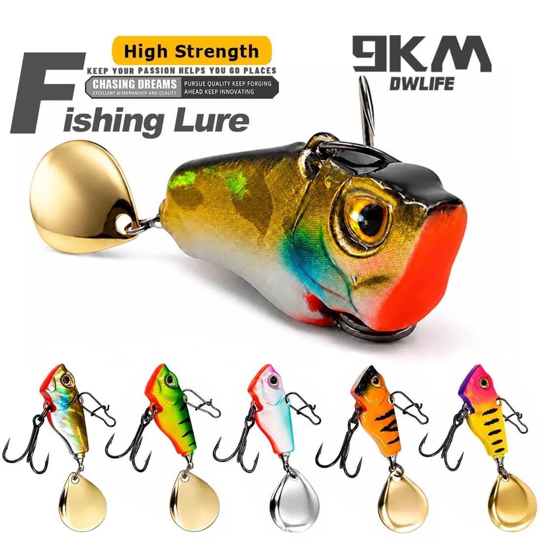Metal Sinking VIB Tail Spinner Blade Bait