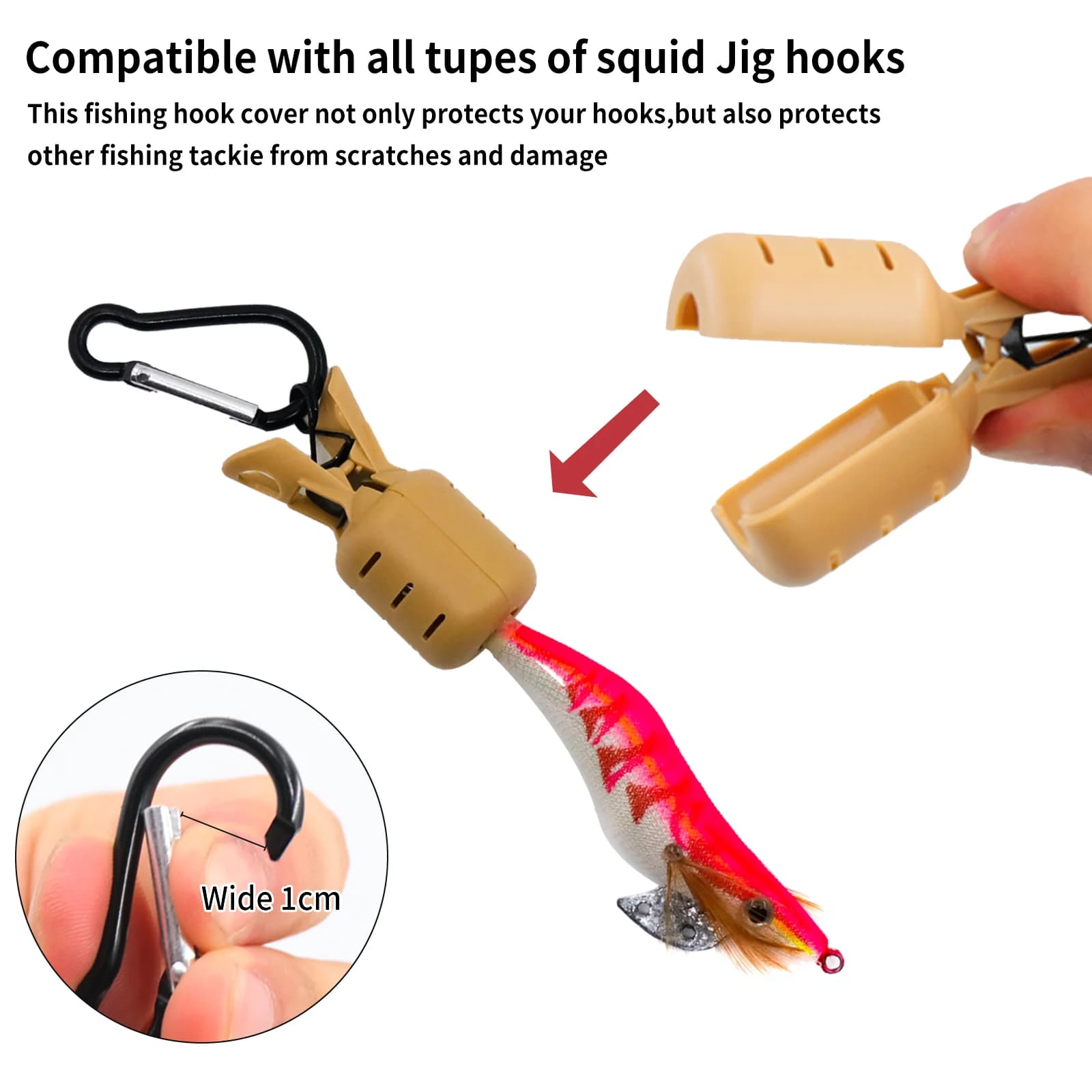 Squid Protector Kit for Egi Hooks, 6 Pack