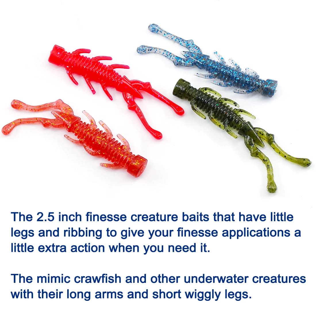 Soft Plastic Dragonfly Larva Fishing Lures