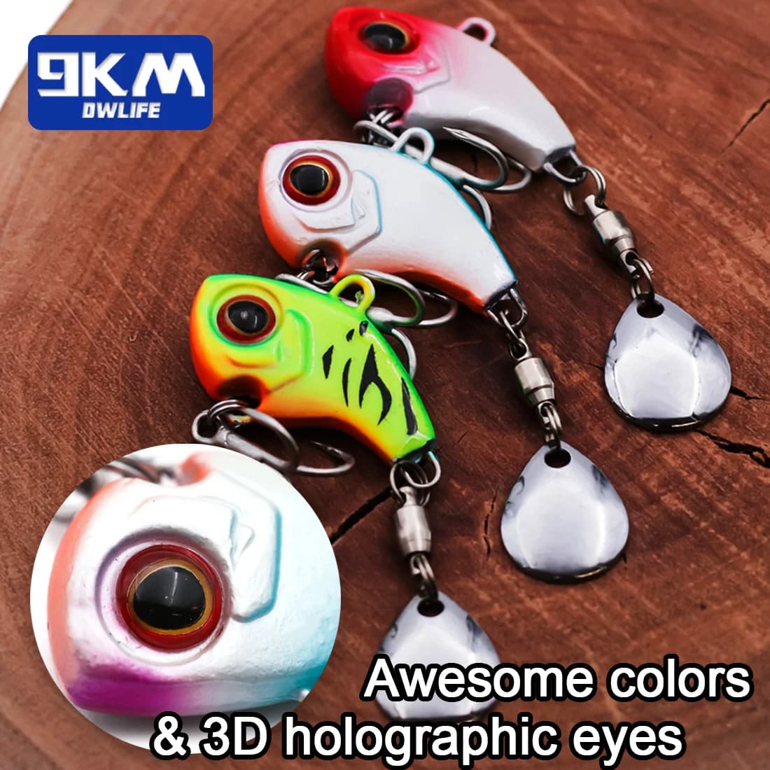 Sinking VIB Tail Spinner Crankbait Lures