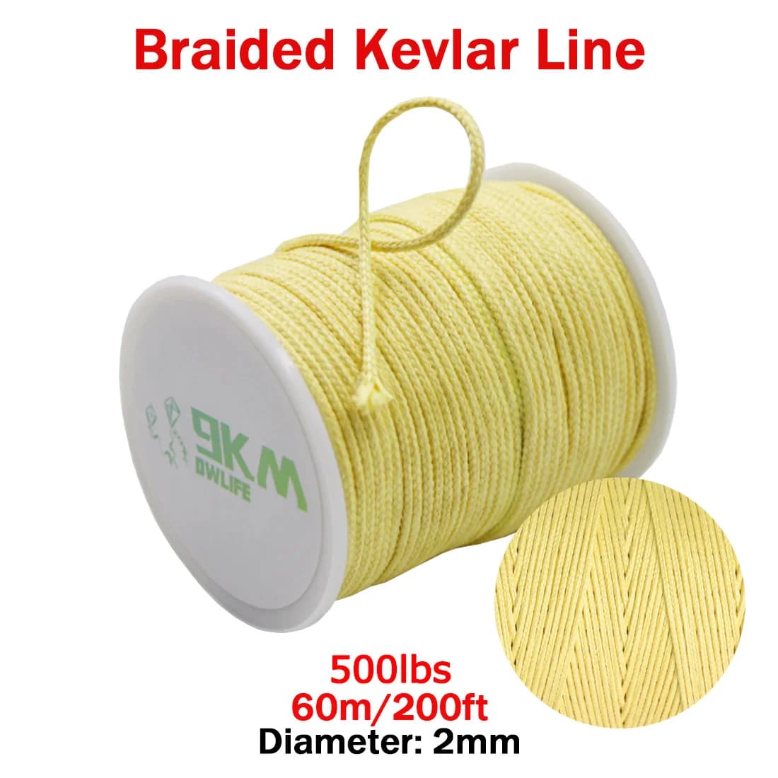High Strength Braided Kevlar Fishing Assist Line