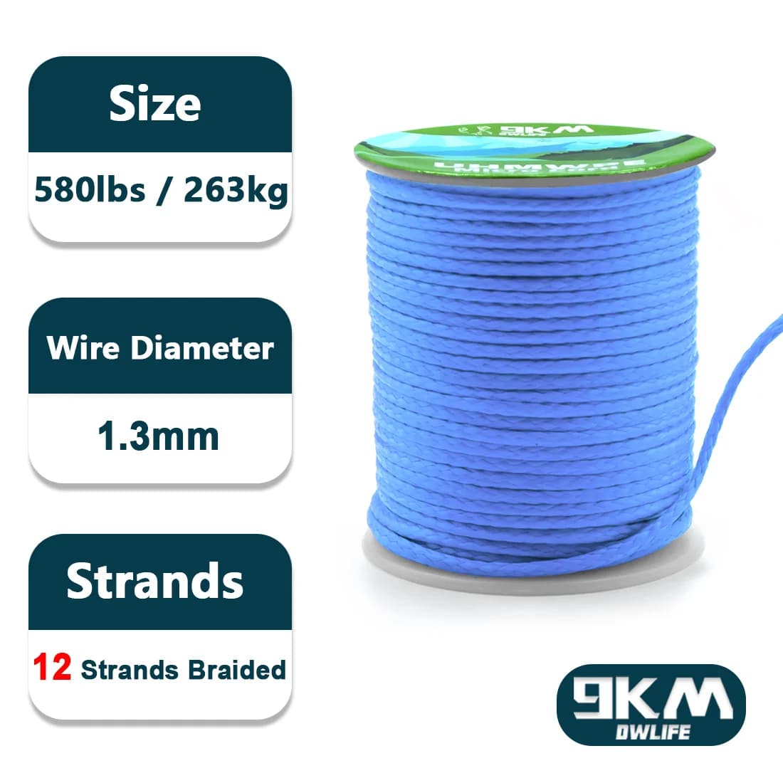 Hollow Braided UHMWPE Rope for Hammocks and Fishing