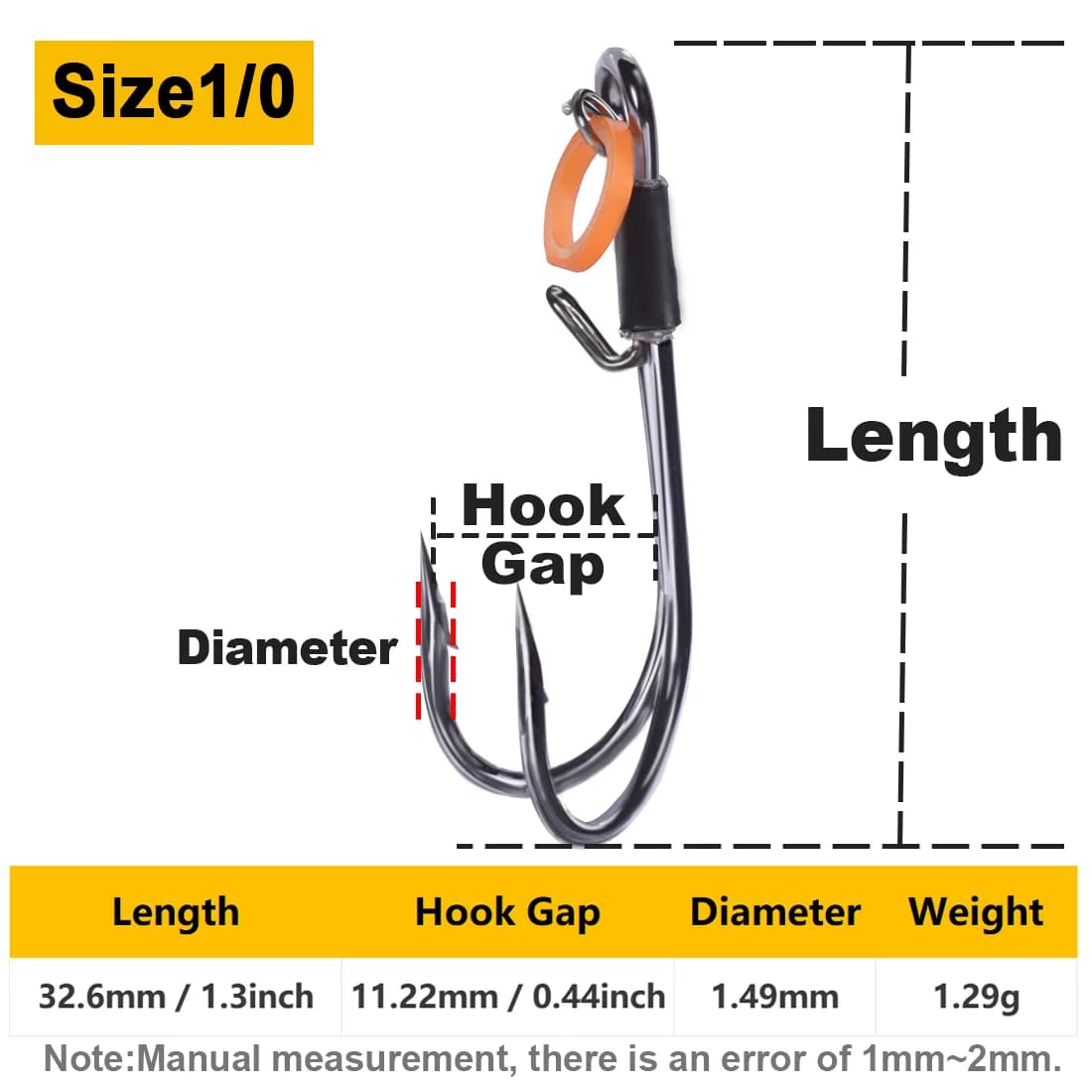 Double Hook Live Shrimp Holder Hooks Corrosion Resistant