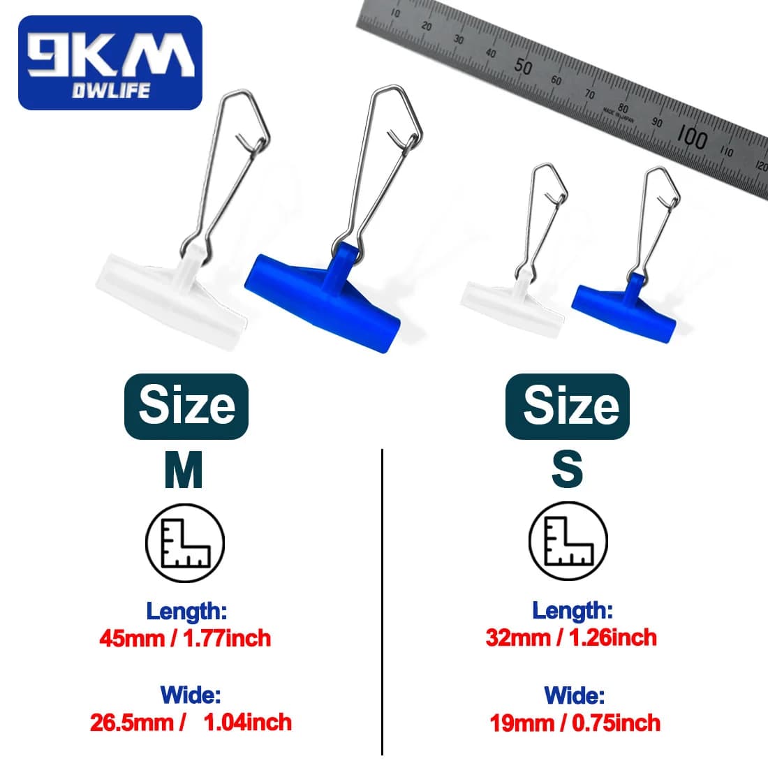Duo Lock Sinker Sliders with Hooked Snap