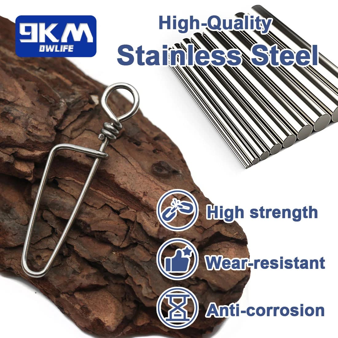 Stainless Steel Coastlock Snaps for Fishing Lures