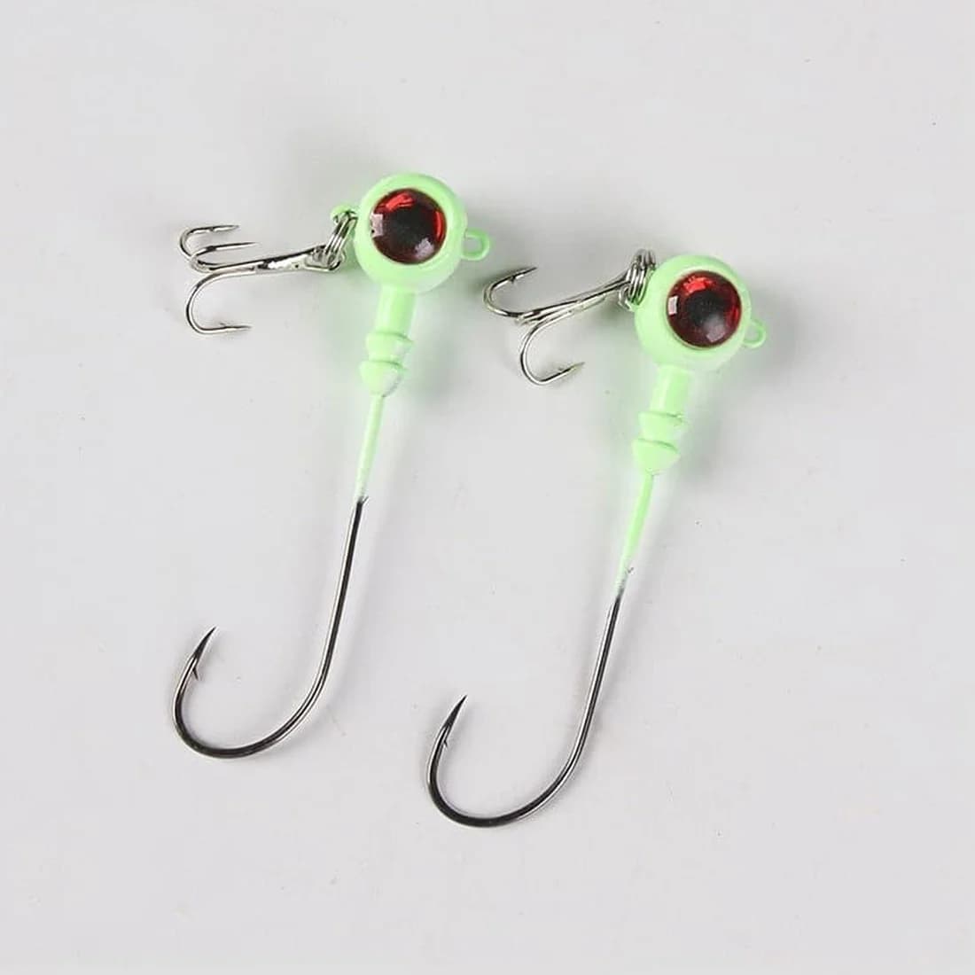 Eye Jig Heads with Treble Hooks for Saltwater