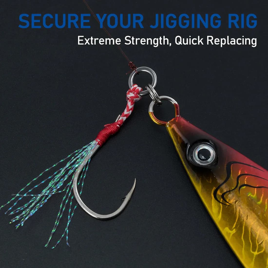 Stainless Steel Solid Rings for Jig Rigs
