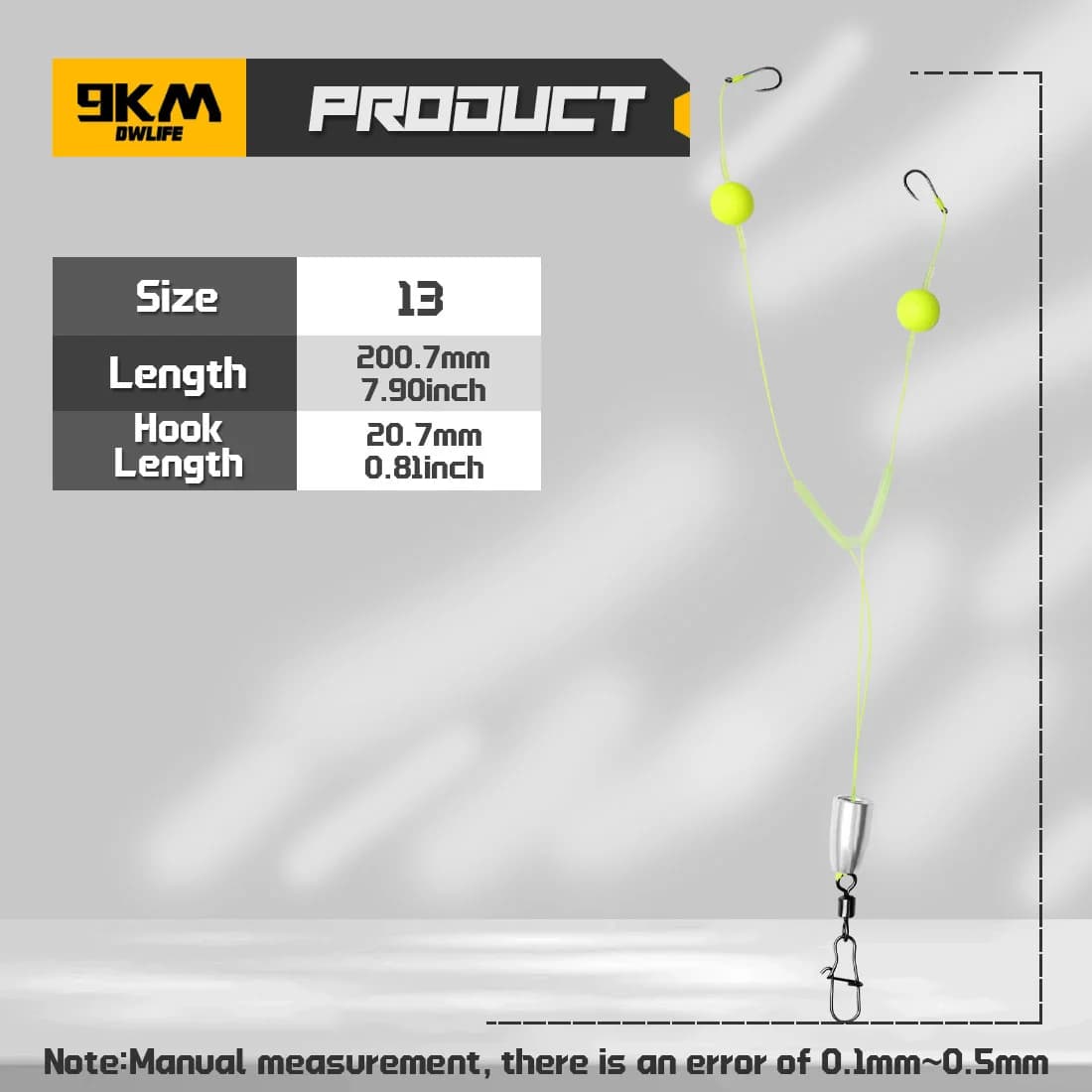Carp Fishing Rig Accessories with 3-Way Swivel Connectors
