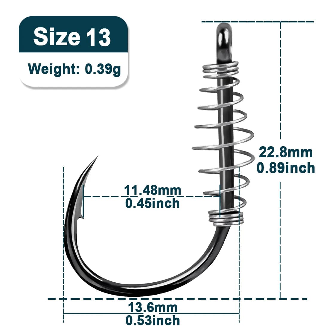 Extra Strong Sprung Circle Carp Fishing Hooks