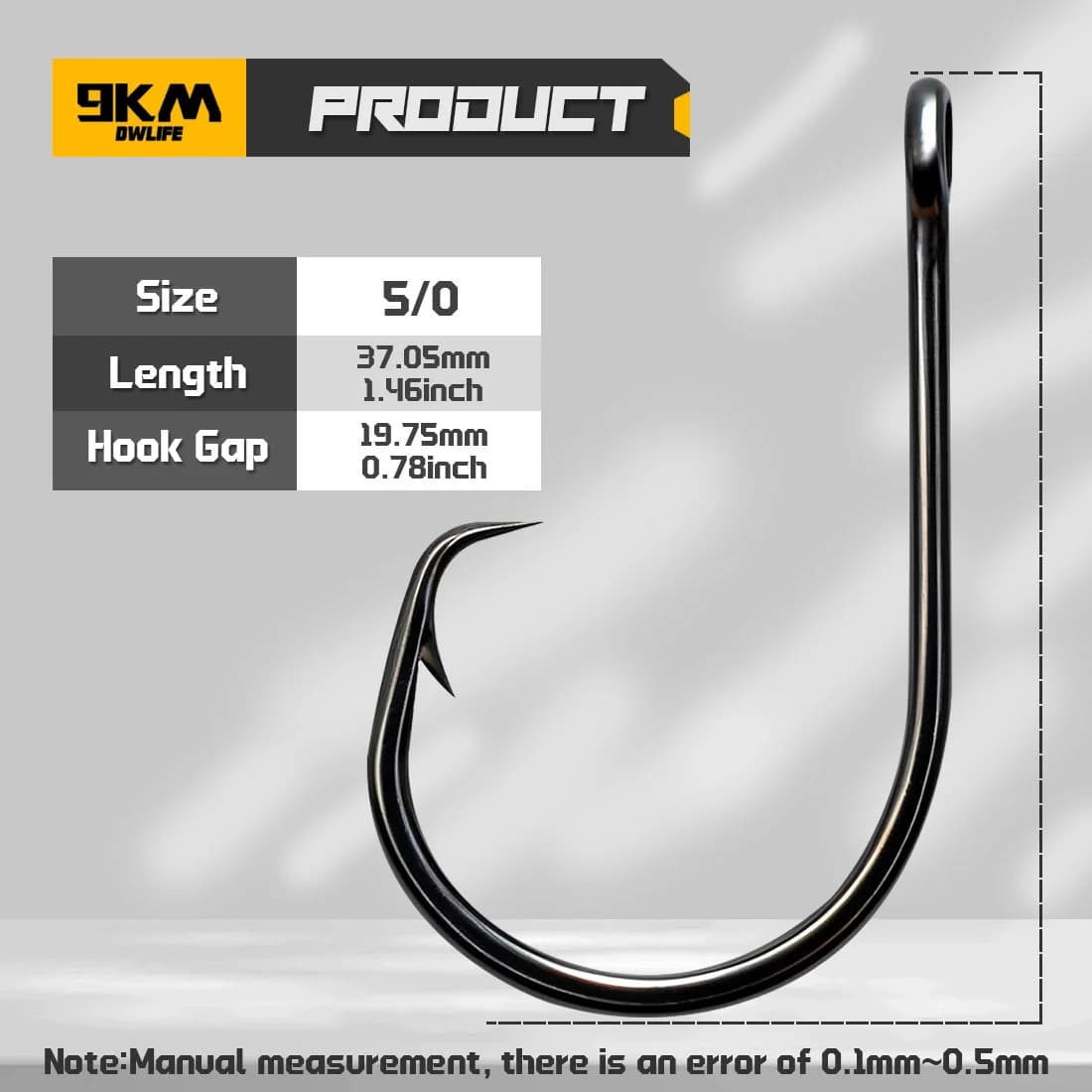 Inline Circle Hooks 3X Strong Barbed Saltwater