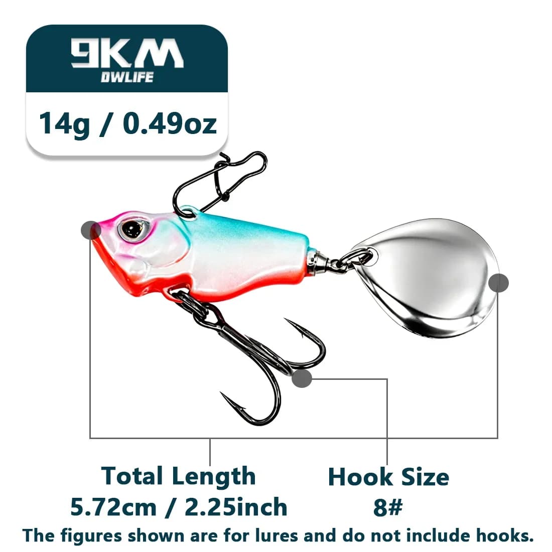 Sinking VIB Tail Spinner Crankbait Lures