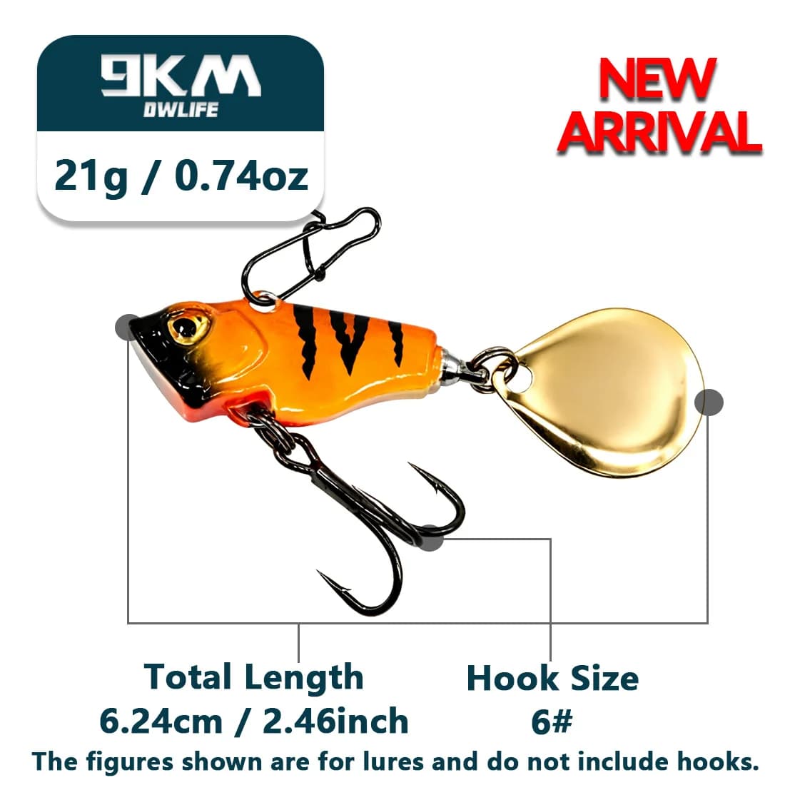 Sinking VIB Tail Spinner Crankbait Lures