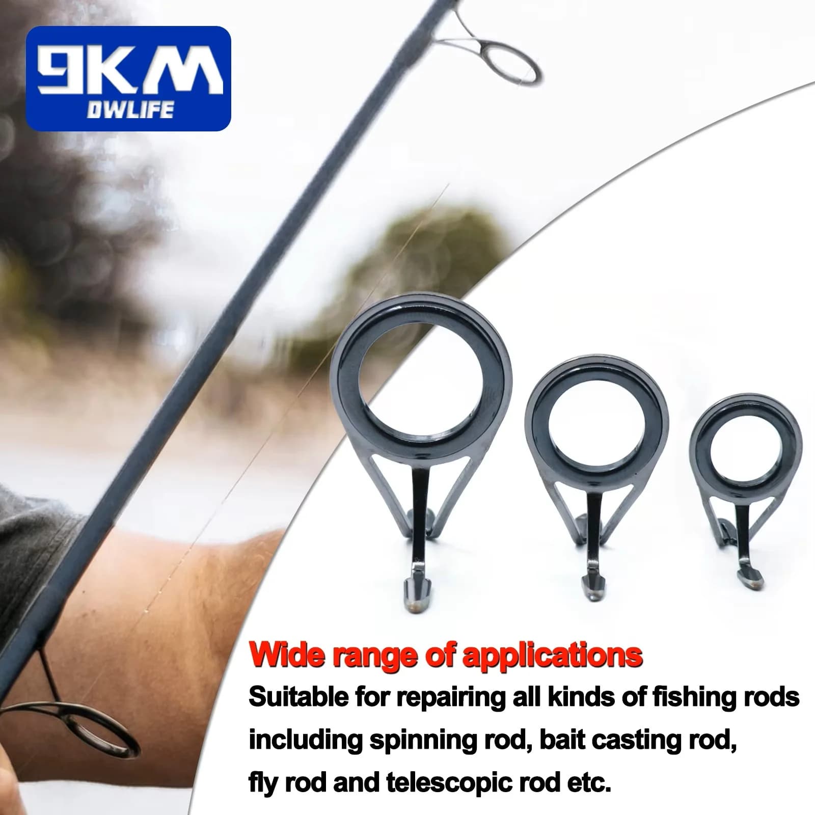 Stainless Steel Rod Guide Repair Kit, 8-120 Pcs