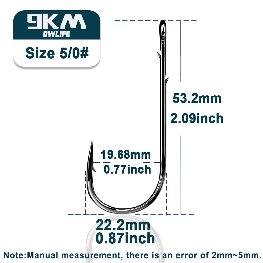Barbed Shank Baitholder Fishing Hooks Non-Offset